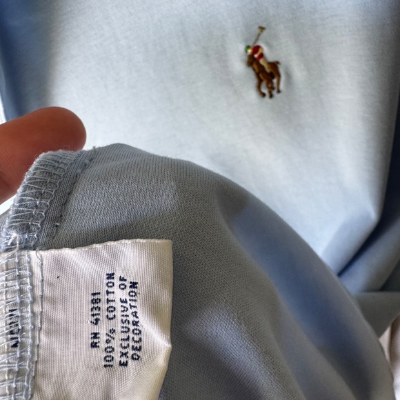 3 Polo Ralph Lauren Pima Cotton Polos | Size L | Red, Green, Blue - Picture 14 of 15